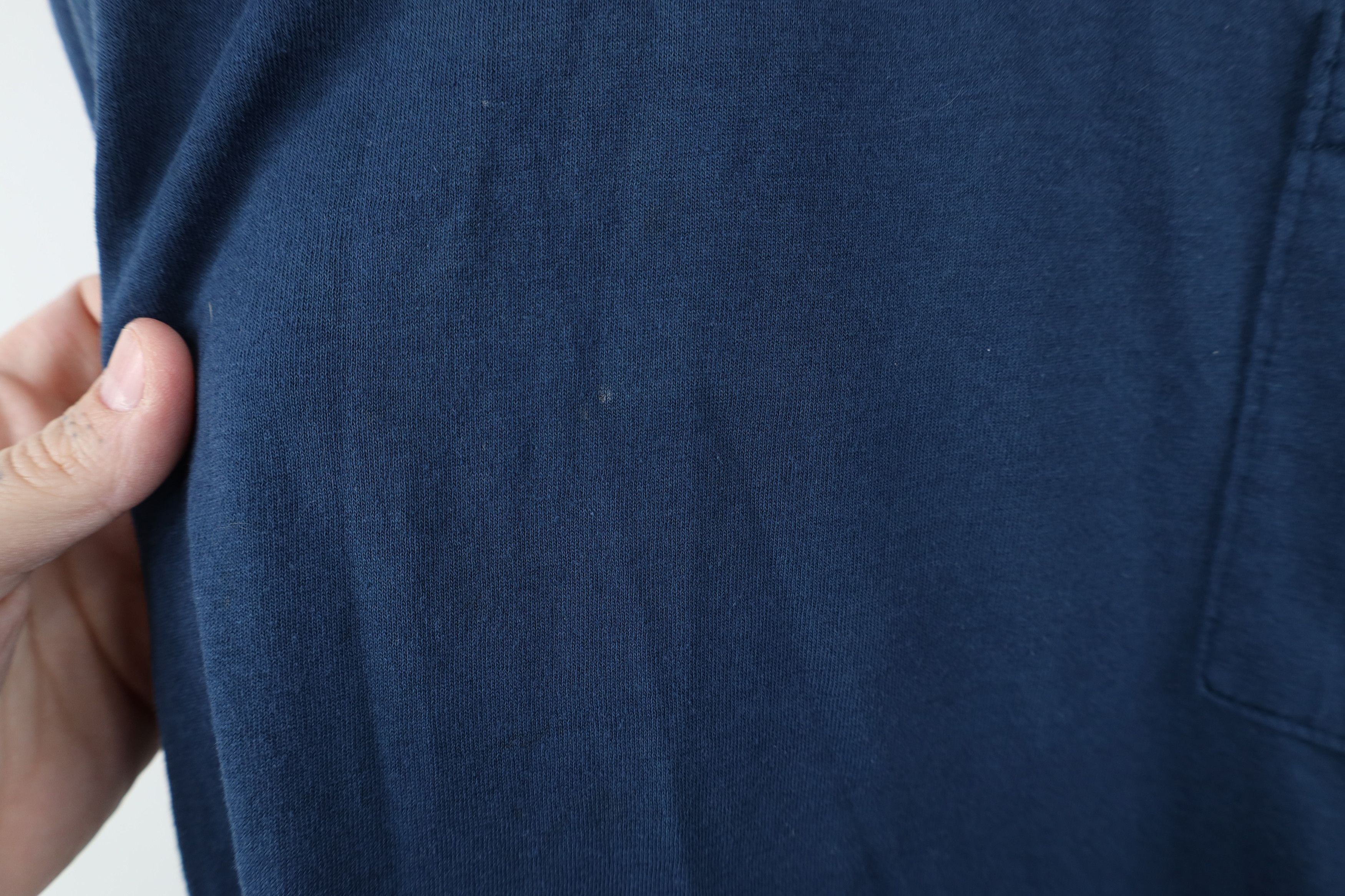 Vintage Vintage 90s Streetwear Thin Short Sleeve Pocket T-Shirt Blue Size US XL / EU 56 / 4 - 6 Thumbnail