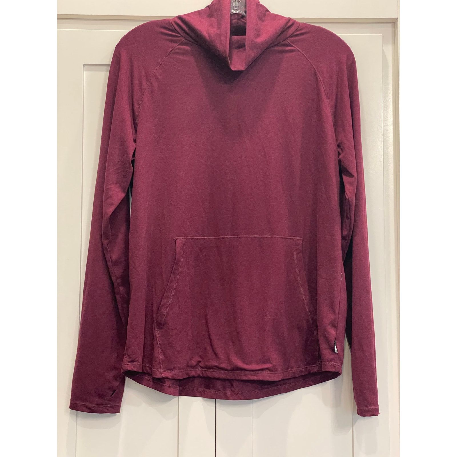 Eddie Bauer Eddie Bauer maroon Active Funnel neck (athleisure) top LG Size L / US 10 / IT 46 - 1 Thumbnail