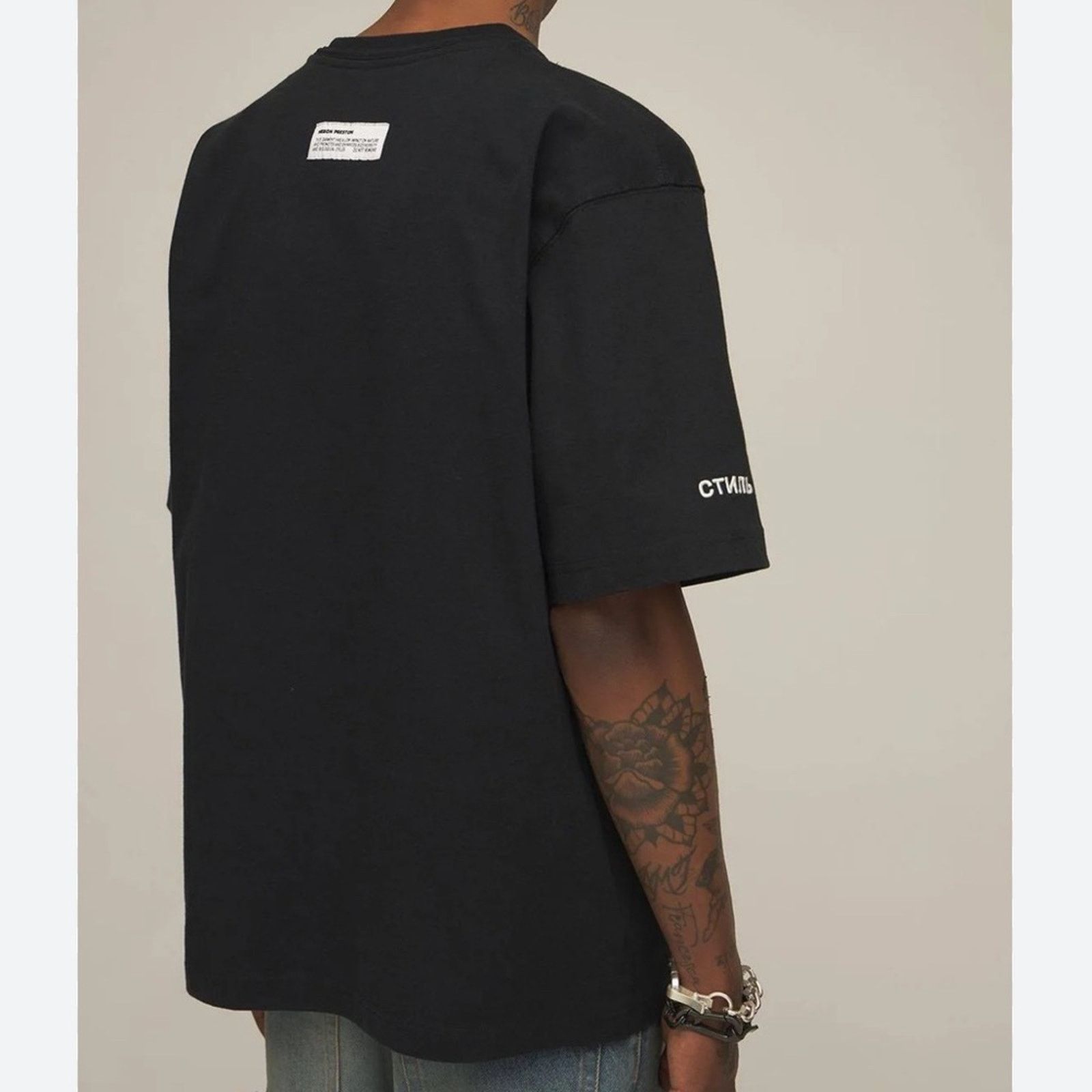 Heron Preston NWOT! Heron Preston Tshirt For Men, Size M, Black, Authentic Size US M / EU 48-50 / 2 - 3 Thumbnail