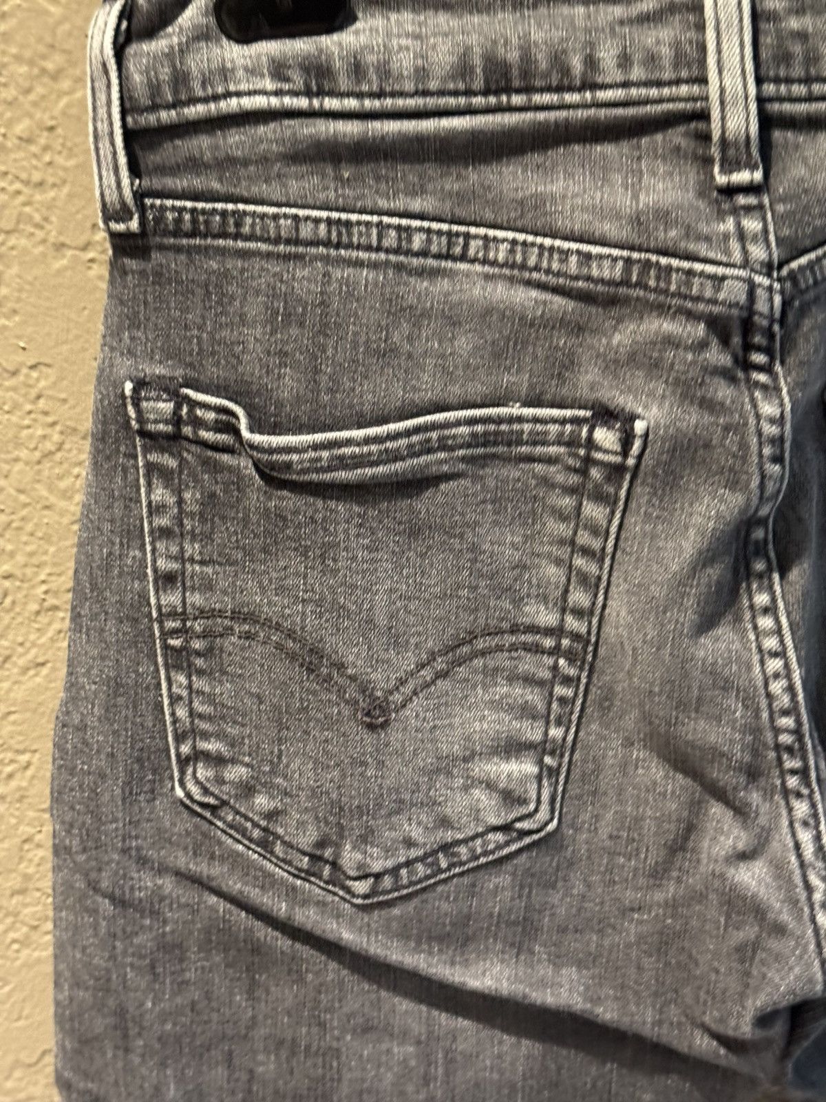 Levi's Levis Premium Black Slim Fit Skinny Faded Black Denim Size US 30 / EU 46 - 9 Thumbnail