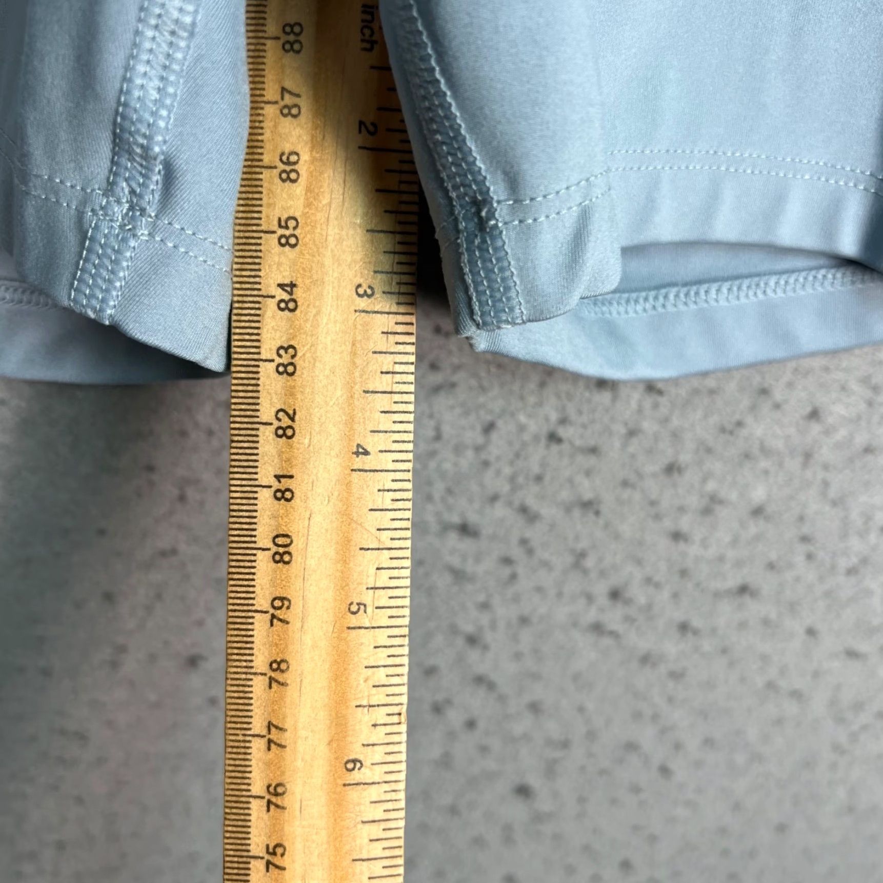 Girlfriend Collective Girlfriend Collective Womens XS High-Waist Light Blue Biker Shorts Athletic Shirt? Size 26" / US 2 / IT 38 - 7 Thumbnail