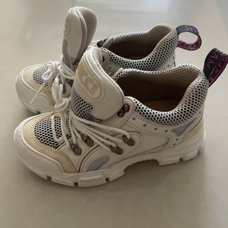 Gucci Gucci Flashtrek Low-Top Dad Sneakers in White Size US 6.5 / EU 39-40 - 1 Thumbnail