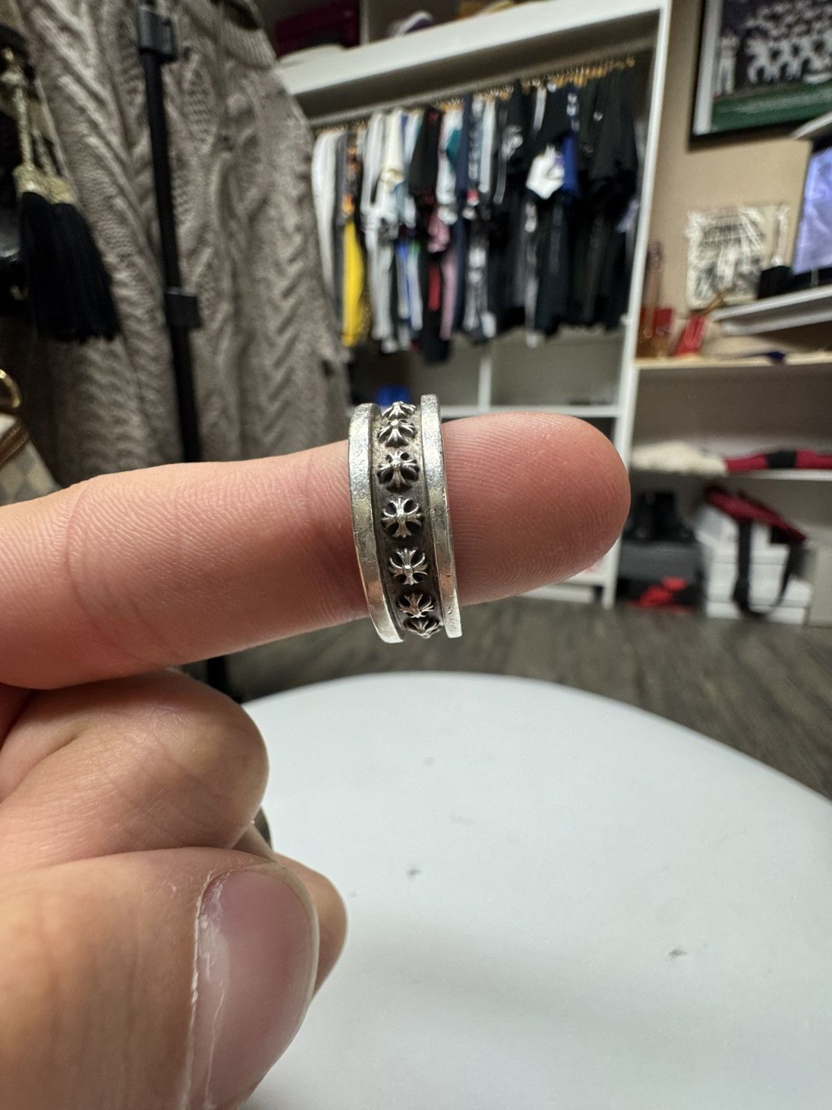 Chrome Hearts Chrome Hearts .925 2006 Plus Ring Size ONE SIZE - 2 Thumbnail