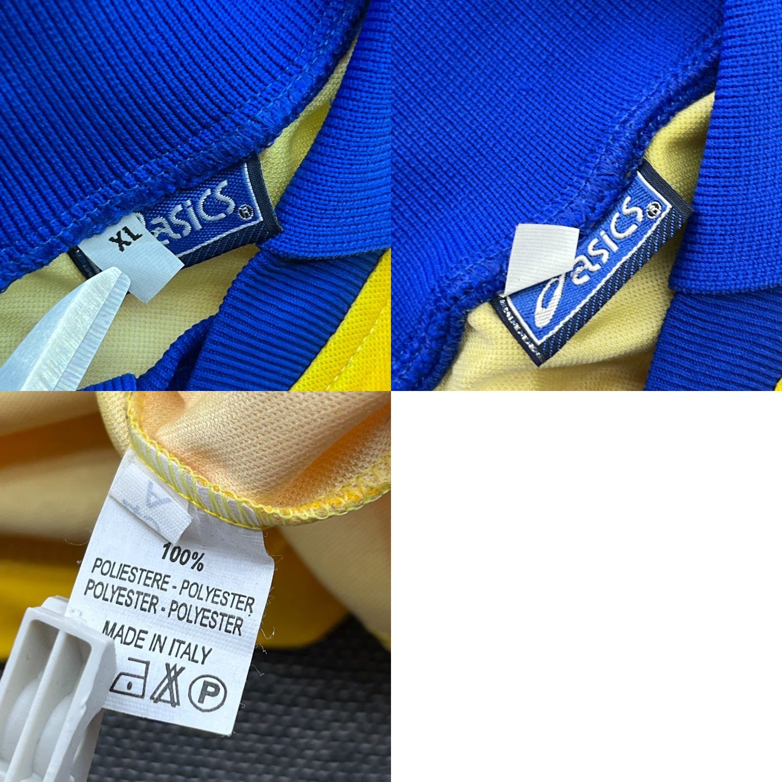 Asics AS Roma ASICS Template Shirt 90s Goalkeeper Football Jersey Mens XL Long Sleeve Multicolor Moisture Wicking Quick Dry Athletic Football Jersey Mens XL Size US XL / EU 56 / 4 - 9 Thumbnail