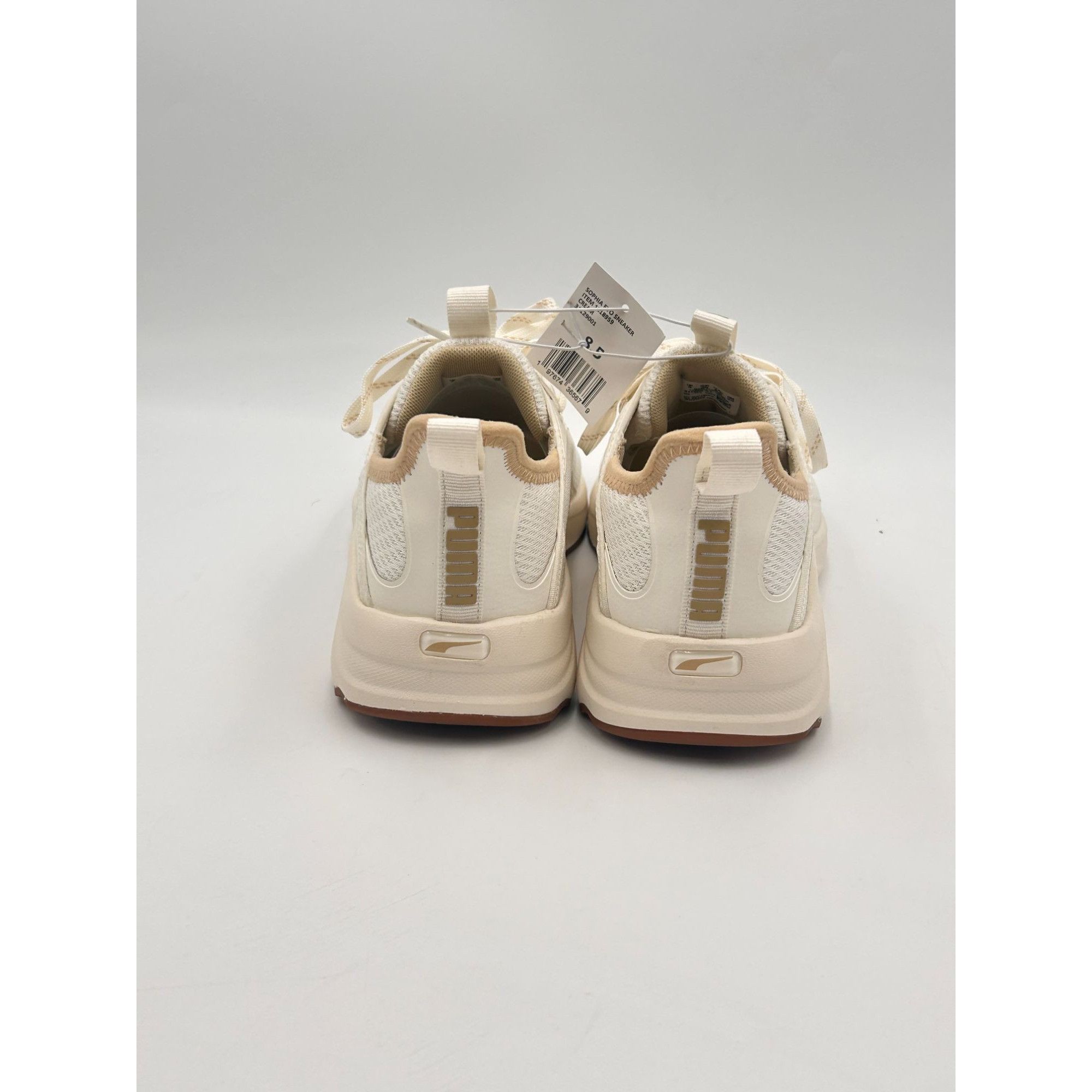 Puma Puma Sophia Evo Sneaker Women US 8.5 Cream Running Walking A Size US 8.5 / IT 38.5 - 3 Thumbnail