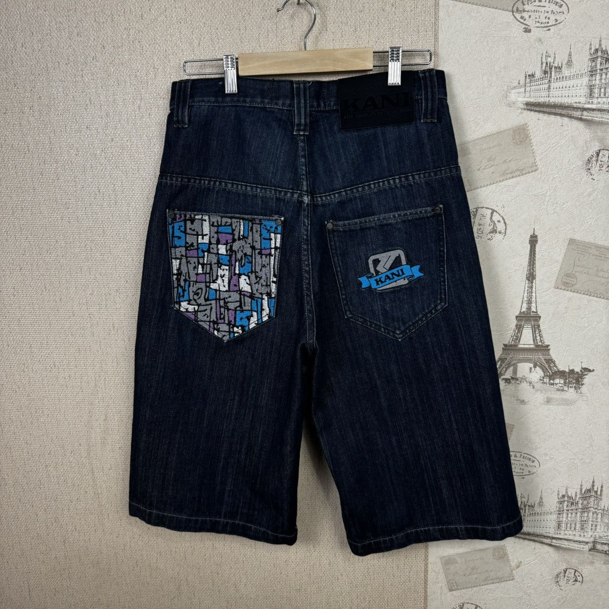 Karl Kani Vintage Karl Kani Shorts Denim 30 Streetwear Rap Jnco Size US 30 / EU 46 - 9 Thumbnail