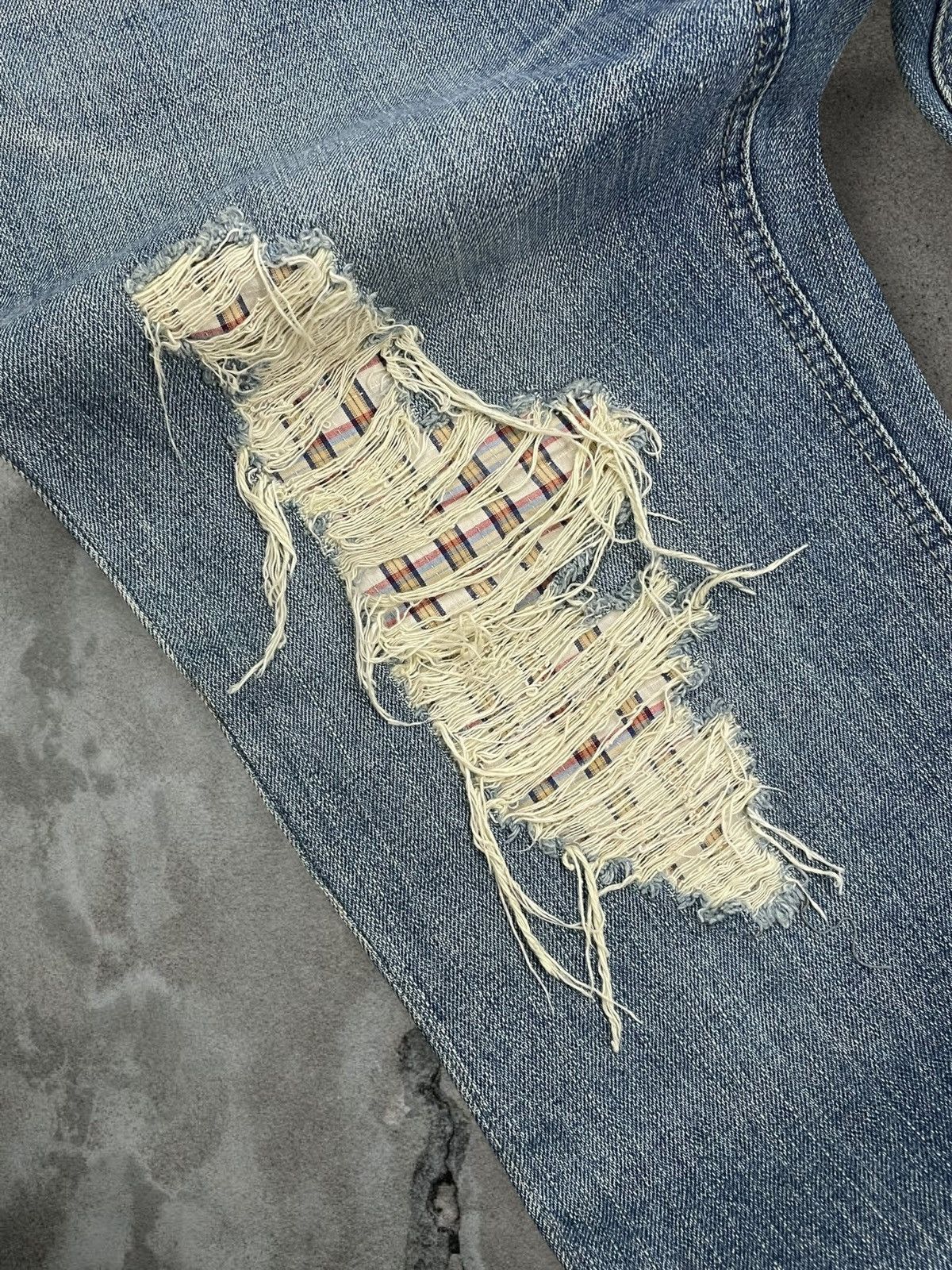 Hysteric Glamour Vintage Authentic Designer 1990s Denim Lab Distressed Denim Size US 32 / EU 48 - 8 Thumbnail