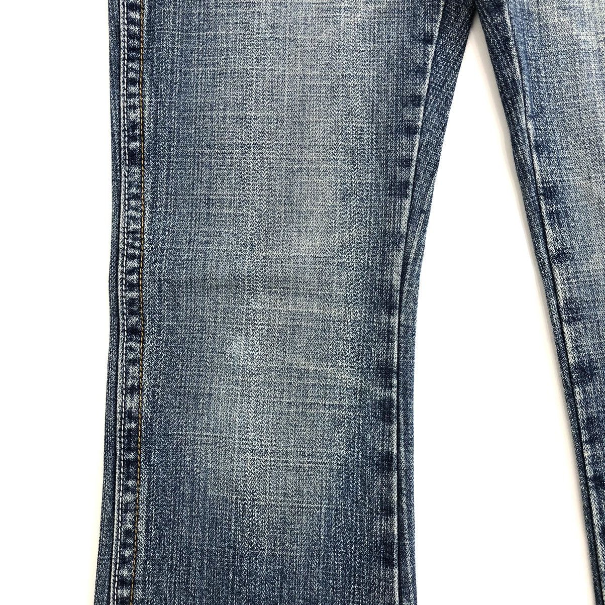 If Six Was Nine × Japanese Brand × Le Grande Bleu (L.G.B.) Y2K Clef de Sol Flared Jeans Distressed Bootcut Denim Pants Size 29" - 9 Thumbnail