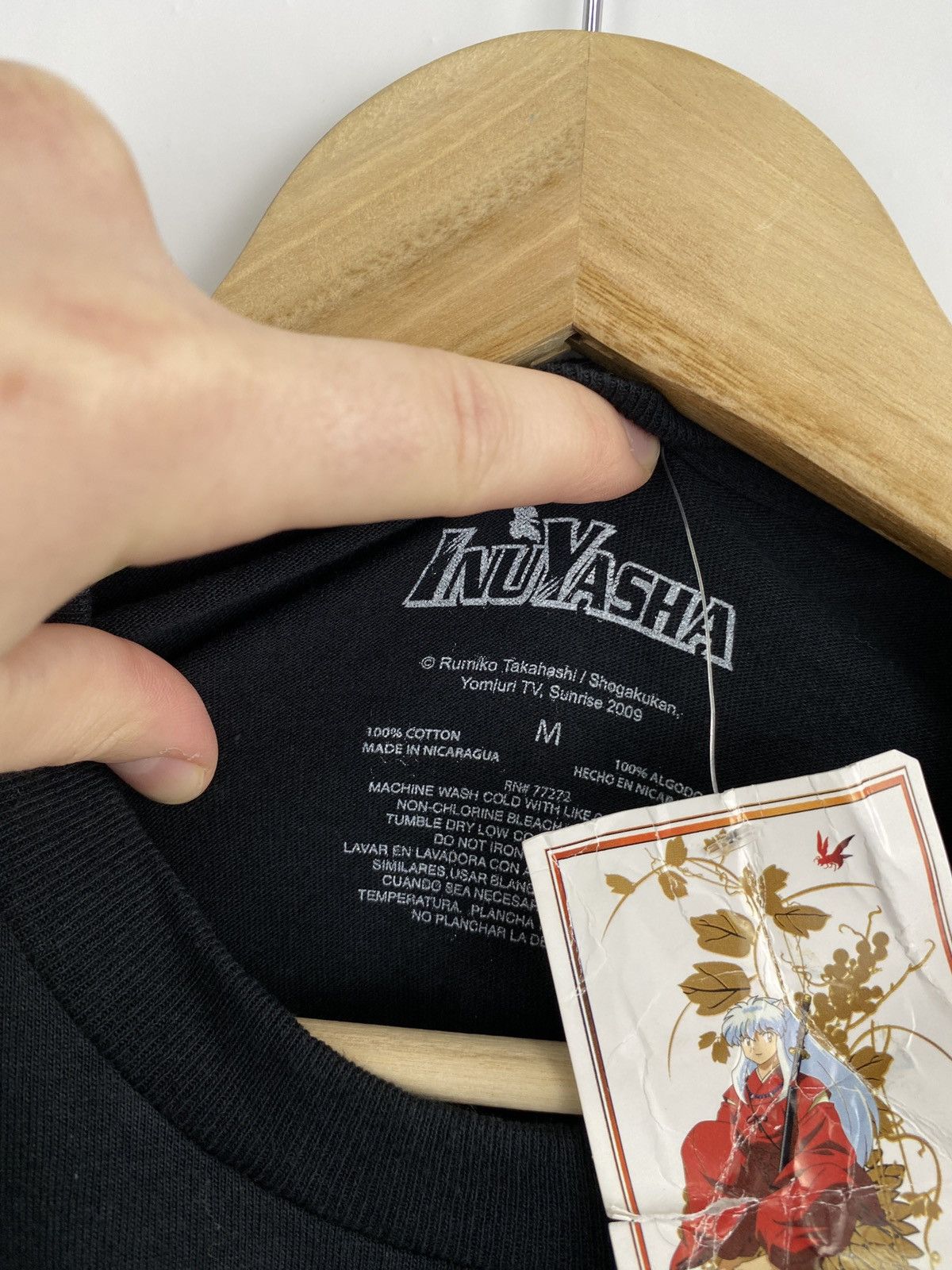 Anime 🇯🇵 Vintage INUYOSHA Japanese Anime Series Manga T-Shirt Retro Size US M / EU 48-50 / 2 - 7 Thumbnail