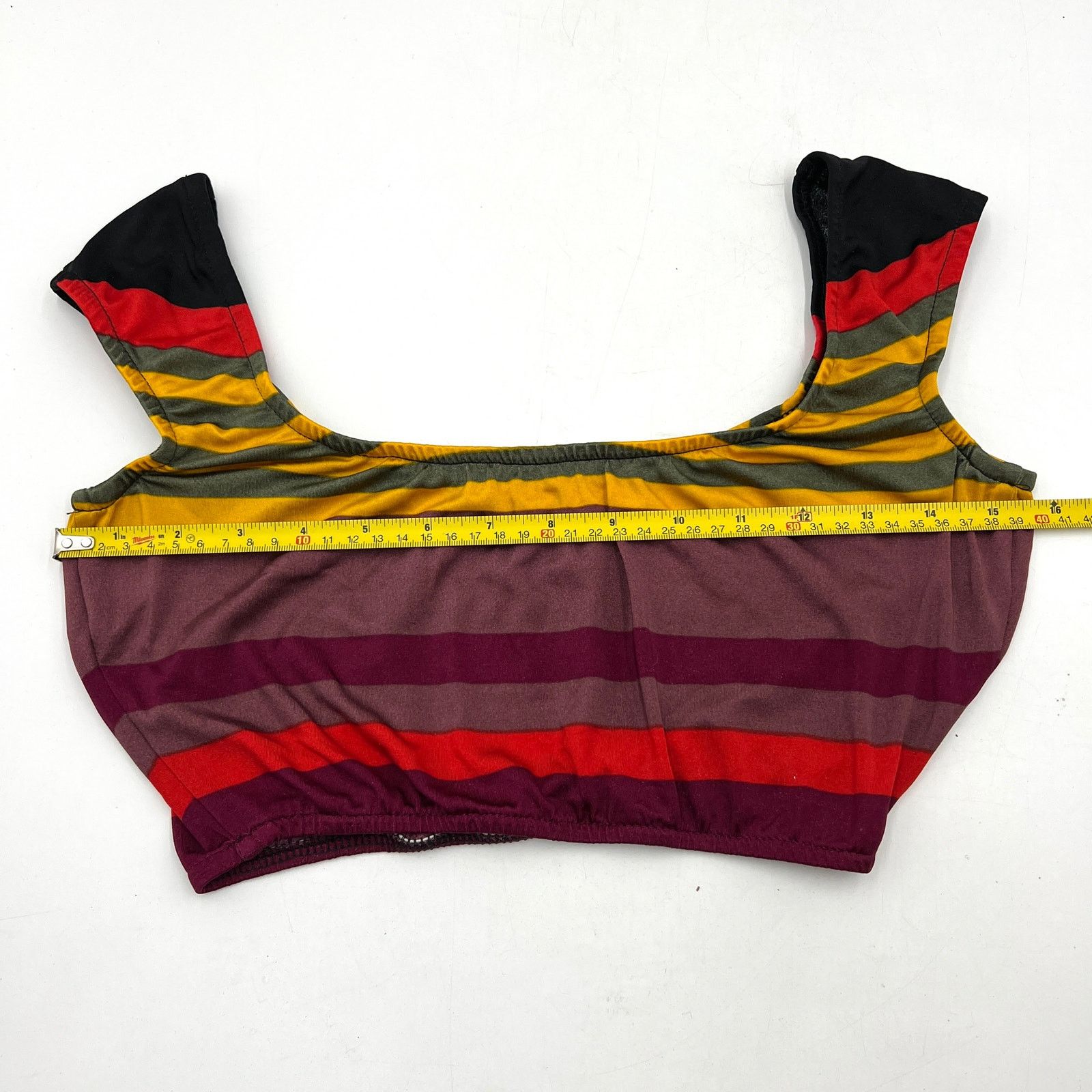 Dior Vintage 80s Christian Dior Beachwear Bikini Striped Size ONE SIZE - 2 Thumbnail