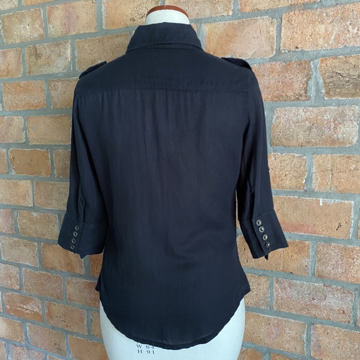 Japanese Brand G.O.A Vintage Black Shirt with Front Pockets Size M / US 6-8 / IT 42-44 - 22 Thumbnail