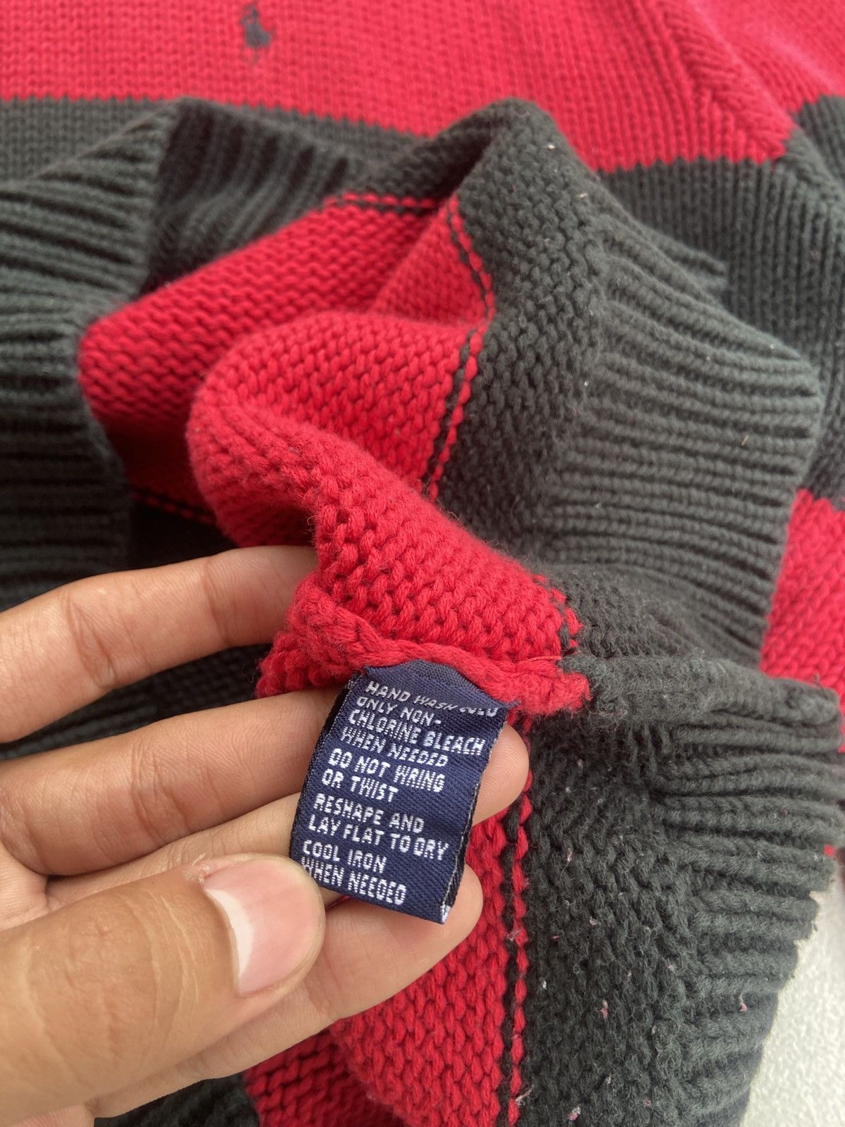 Polo Ralph Lauren Polo Sport Ralph Lauren striped knitwear wool vintage Size US M / EU 48-50 / 2 - 5 Thumbnail