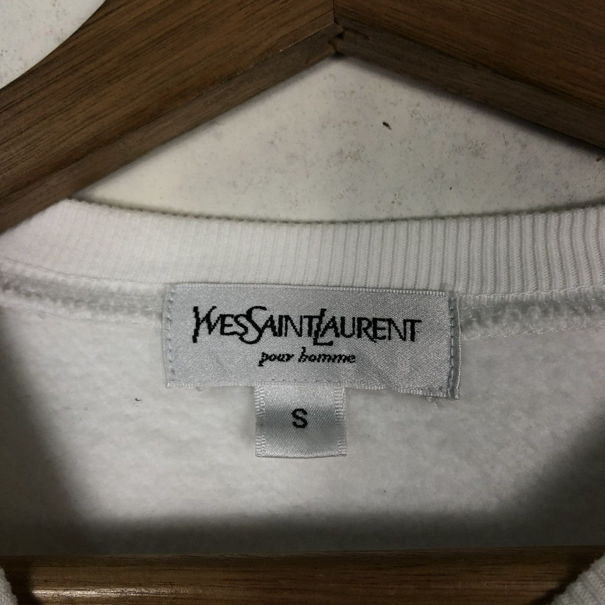Vintage 🔥VINTAGE SWEATSHIRT CREWNECK YVES SAINT LAURENT POUR HOMME Size US S / EU 44-46 / 1 - 13 Thumbnail