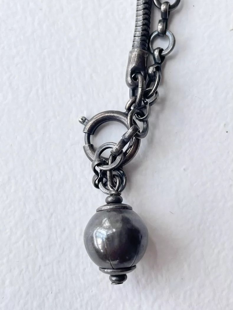 Jean Paul Gaultier Jean Paul Gaultier Cube Snake Chain Necklace 2504-Nextarrow Size ONE SIZE - 6 Thumbnail