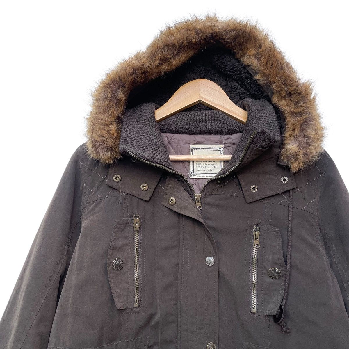 Japanese Brand Japanese Brand C’estbien!Vous Parka Jacket Size US M / EU 48-50 / 2 - 4 Thumbnail