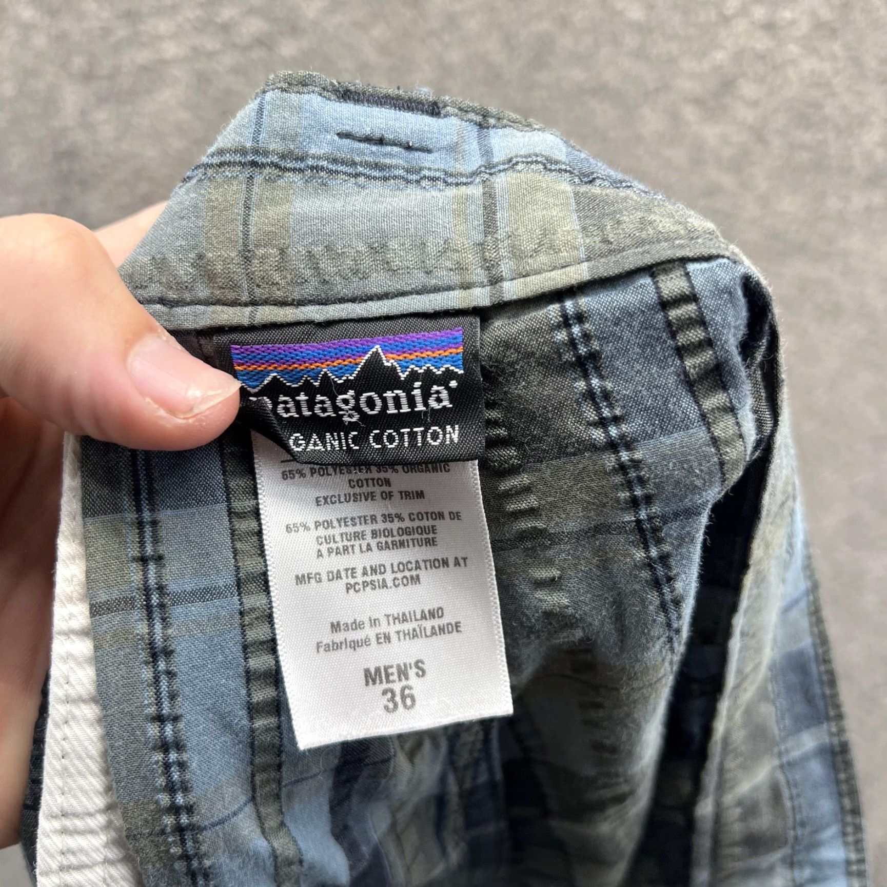 Patagonia Patagonia Shorts Mens 36 Green Plaid Chino Flat Front 10 Inseam Casual Summer Mens Size US 36 / EU 52 - 2 Thumbnail