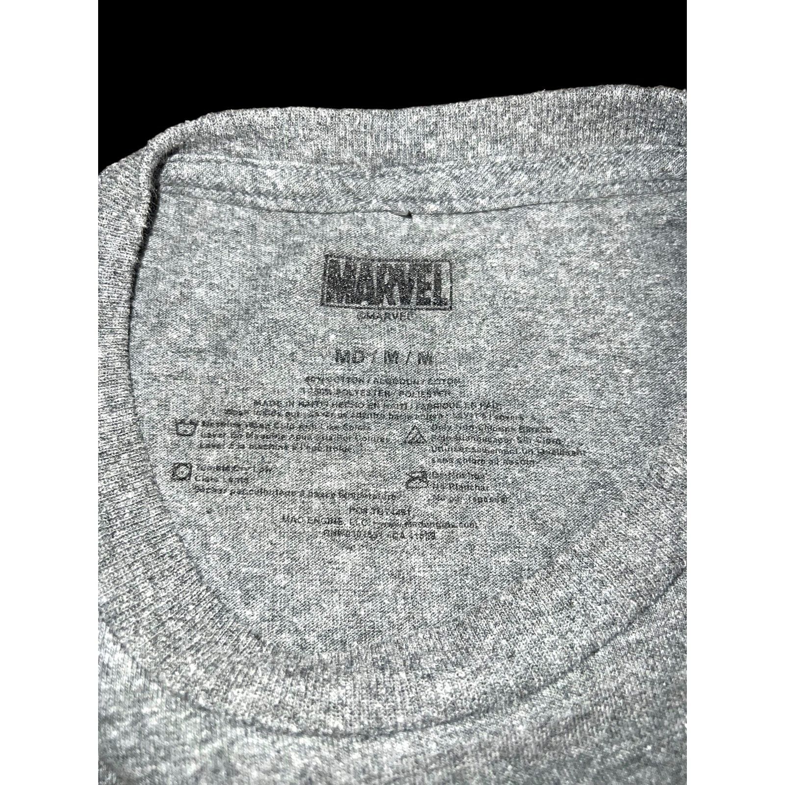 Marvel Comics Woman's Marvel Avengers Characters Grey T-Shirt Medium Size M / US 6-8 / IT 42-44 - 4 Thumbnail