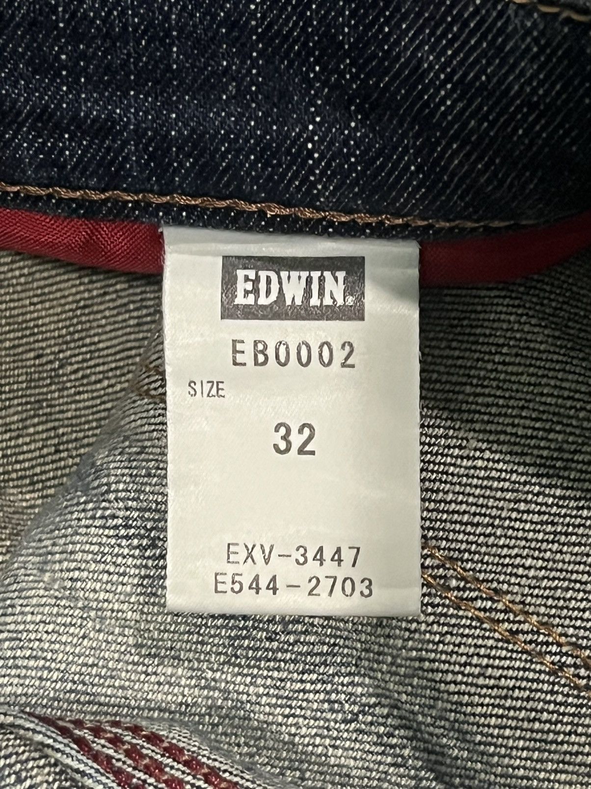 Edwin Japanese Brand Edwin Blue Trip Distressed Curve Faded Jeans Size US 32 / EU 48 - 11 Thumbnail