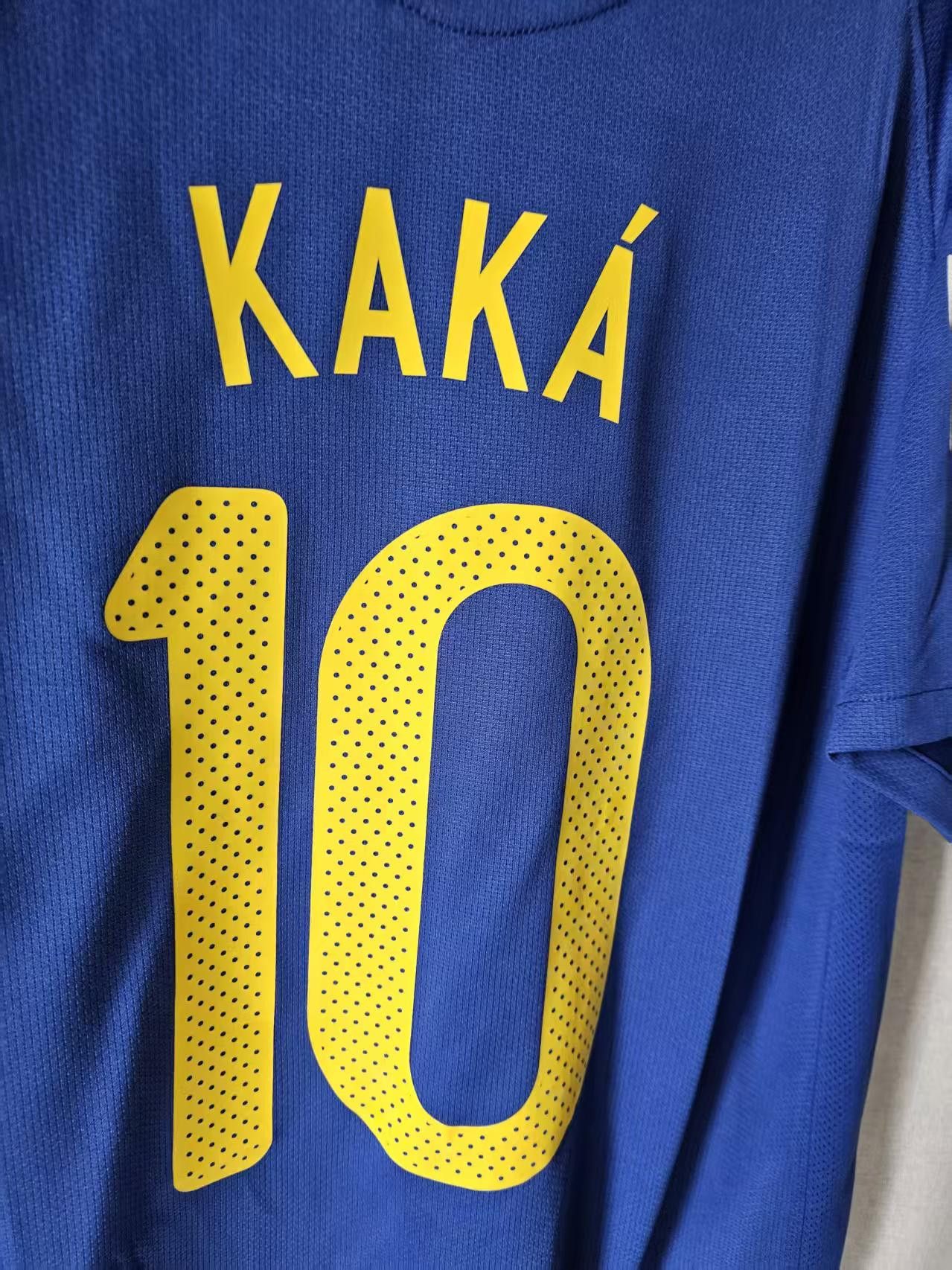 Other Vintage Brazil 10 Kaka Jersey Blue Size US XL / EU 56 / 4 - 5 Thumbnail
