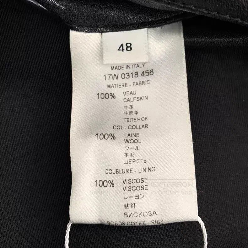 Givenchy Givenchy Black Leather Zip Front Long Sleeve Biker Jacket Size US M / EU 48-50 / 2 - 6 Thumbnail