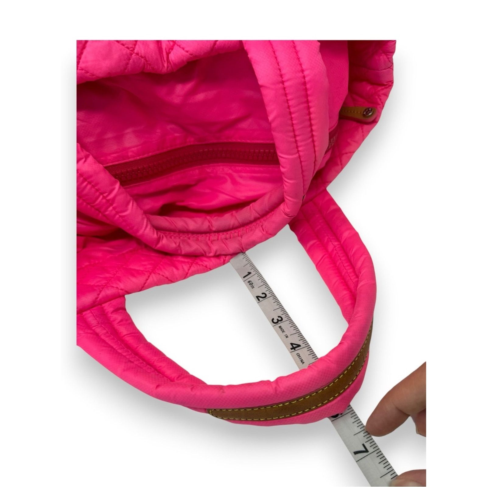 MZ Wallace MZ Wallace Small Metro Quilt Neon Pink Fluorescent Tote Bag Size ONE SIZE - 15 Thumbnail