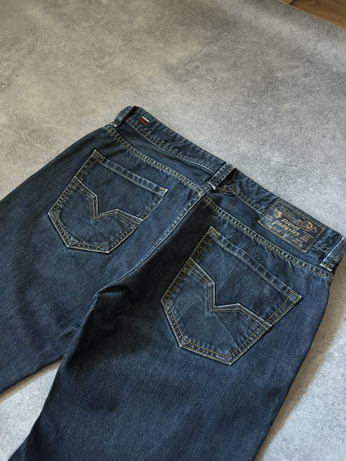Diesel × Vintage Vintage Diesel Larkee selvedge jeans mens y2k rare mens Size US 32 / EU 48 - 6 Thumbnail