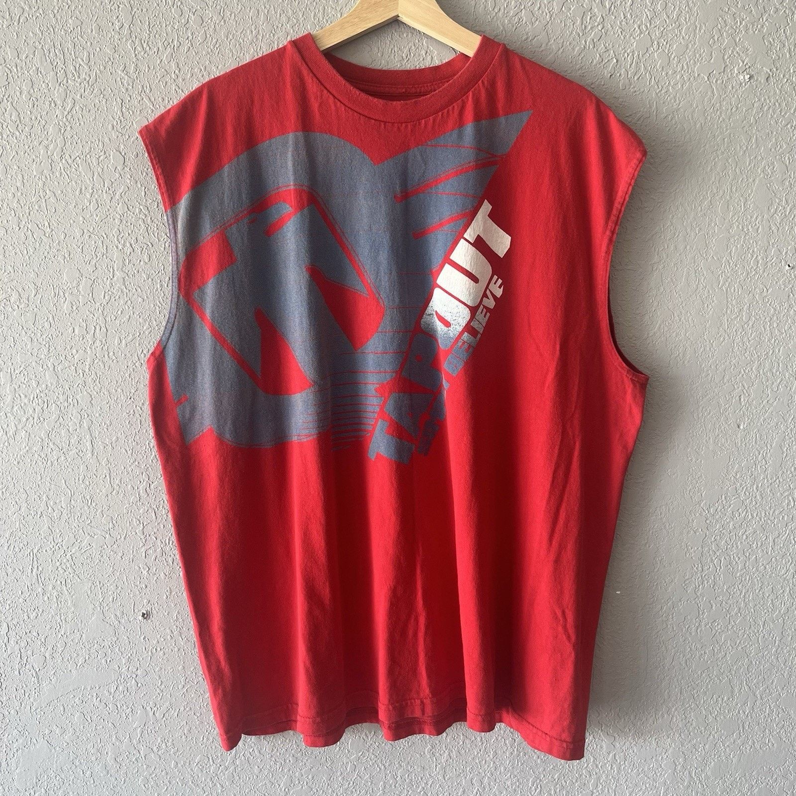 Tapout 2000s Tap out Red Tank Top Tshirt Men’s XL Skater Grunge Y2K Size US XL / EU 56 / 4 - 1 Thumbnail