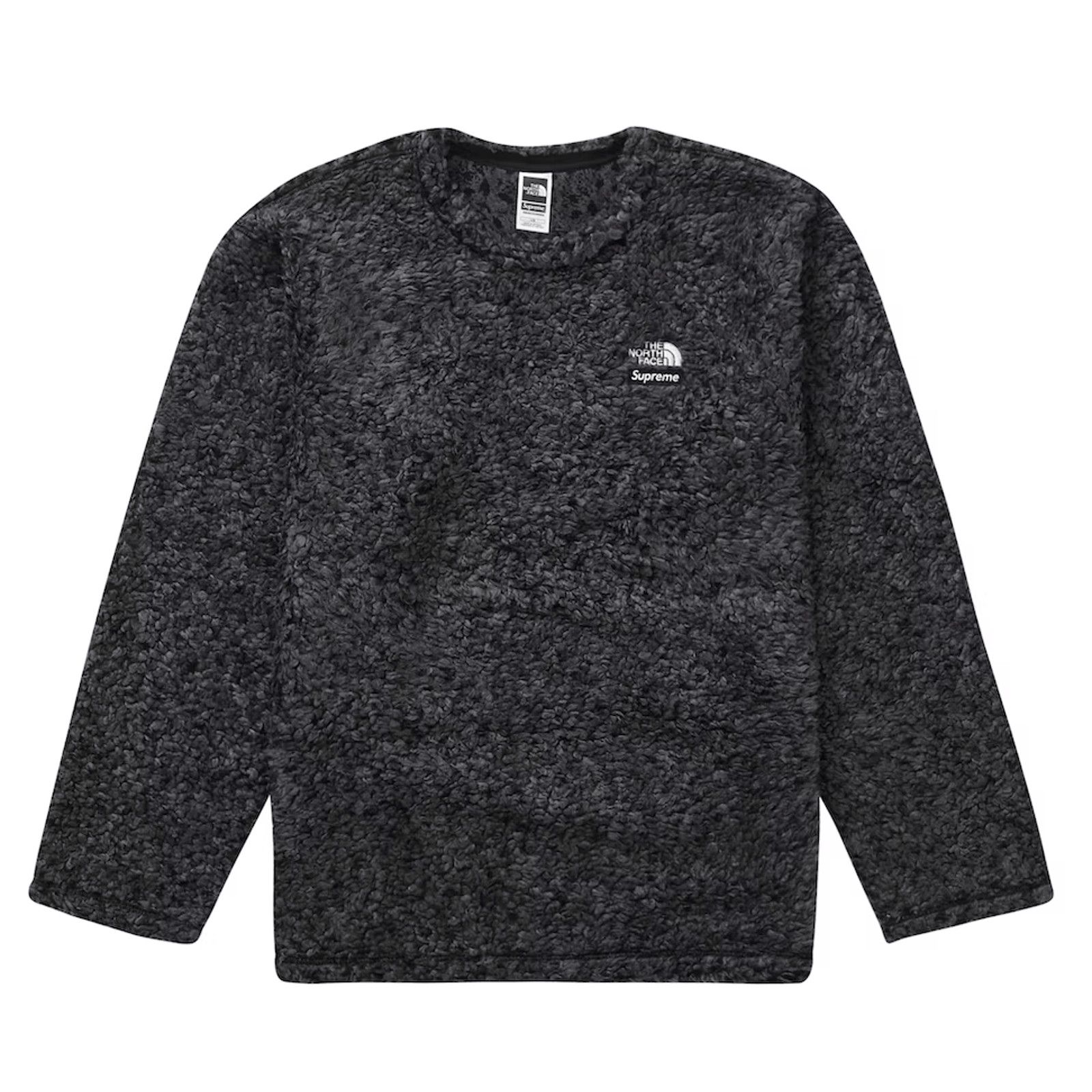 image of Supreme The North Face High Pile Fleece Long Sleeve Top, Men's (Size XS)