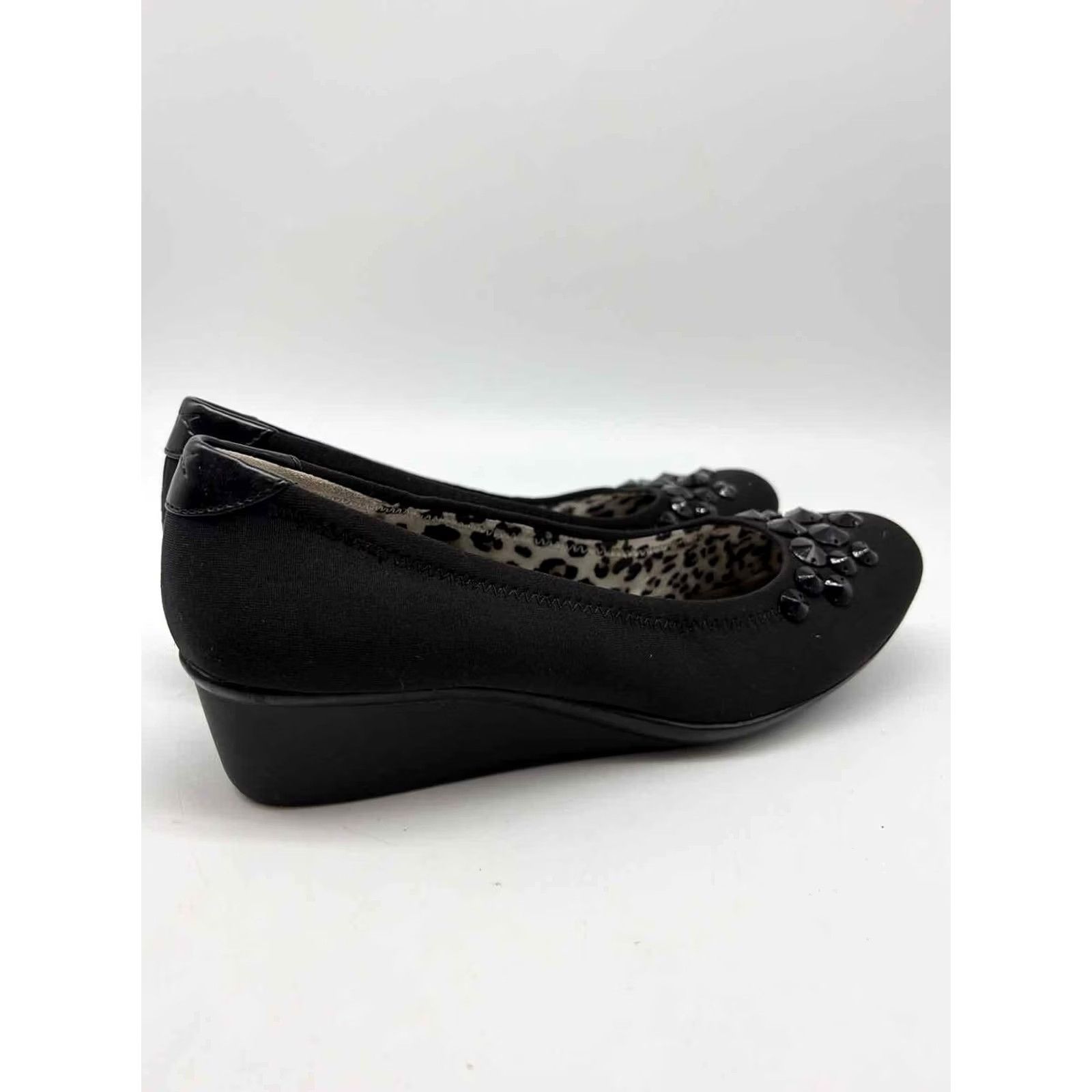 Anne Klein Anne Klein Black Size 7.5 Wedge Heels Size US 8 / IT 38 - 4 Thumbnail