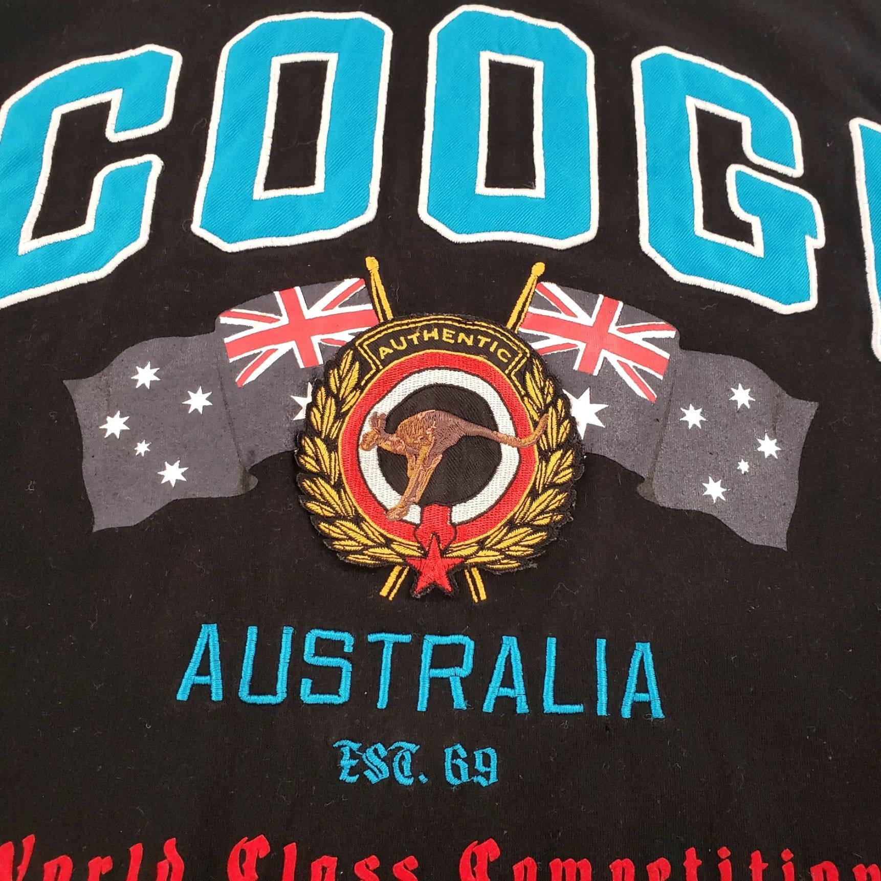 Coogi VINTAGE COOGI World Class Competition Embroidered Shirt - Adult XL Black Short Sleeve Mens XL Crew Neck T-Shirt Hip Hop 90s Size US XL / EU 56 / 4 - 5 Thumbnail