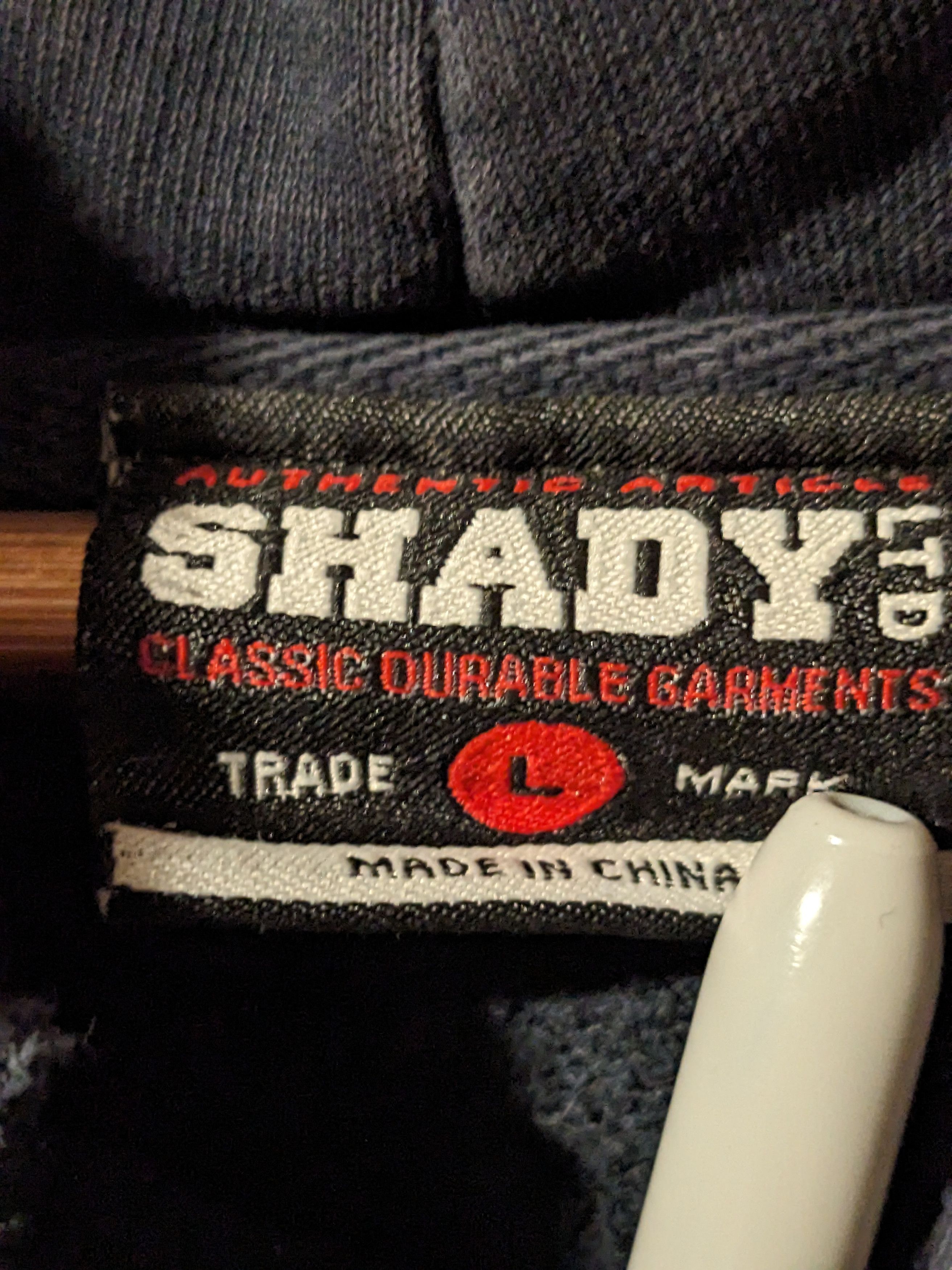 Eminem × Vintage Vintage Y2K Shady Eminem Rap Music Blue Large Hoodie Size US L / EU 52-54 / 3 - 3 Thumbnail