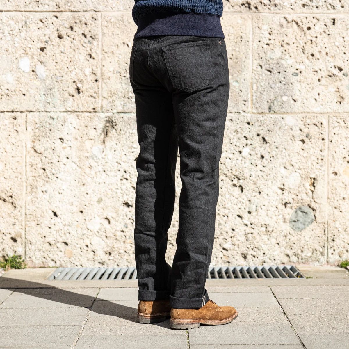 Undercover × Uniqlo Offer📦Uniqlo Slim Straight Selvedge Black Jeans (30) Size US 32 / EU 48 - 11 Thumbnail