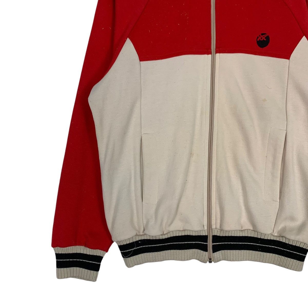 Asics ASICS Red Nude Colorblock Turtleneck Sweater #1256-C57 Size US M / EU 48-50 / 2 - 3 Thumbnail