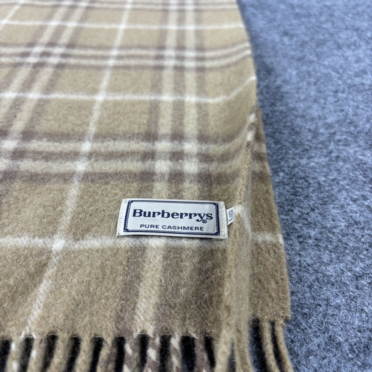 Burberry × Vintage Burberry Scarf # D739 # Muffler # Neckwear # Nova Check Size ONE SIZE - 5 Thumbnail