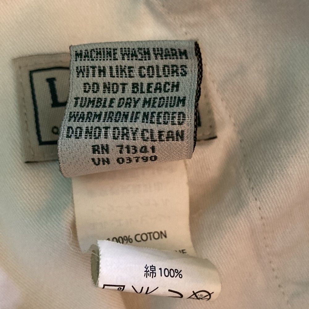 L.L. Bean L. L. Bean Mens Cotton Khaki Cargo Pants Hiking 🥾 Outdoors Size US 33 - 8 Thumbnail