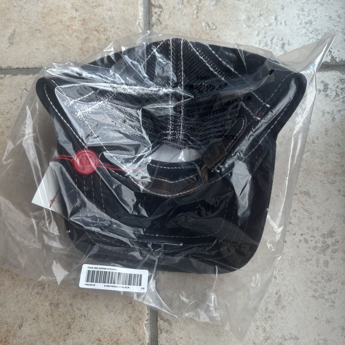 Supreme True Religion Mesh Back 6-Panel Black