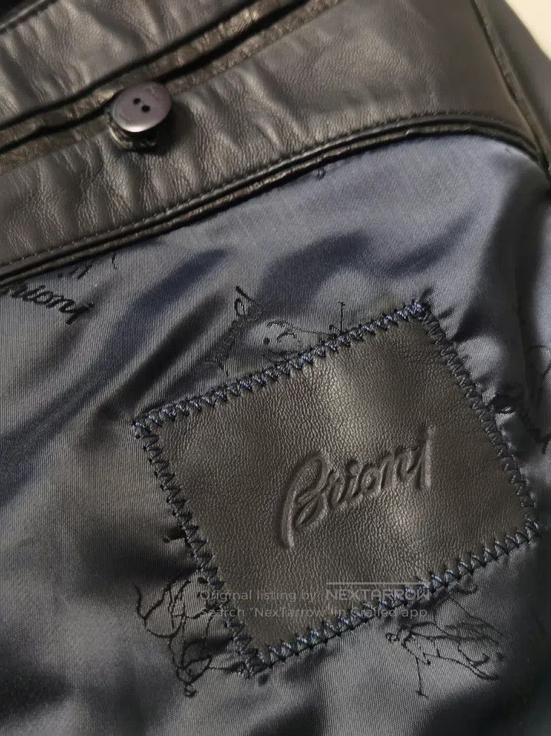 Brioni Brioni Snake skin patchwork leather jacket Size US L / EU 52-54 / 3 - 8 Thumbnail