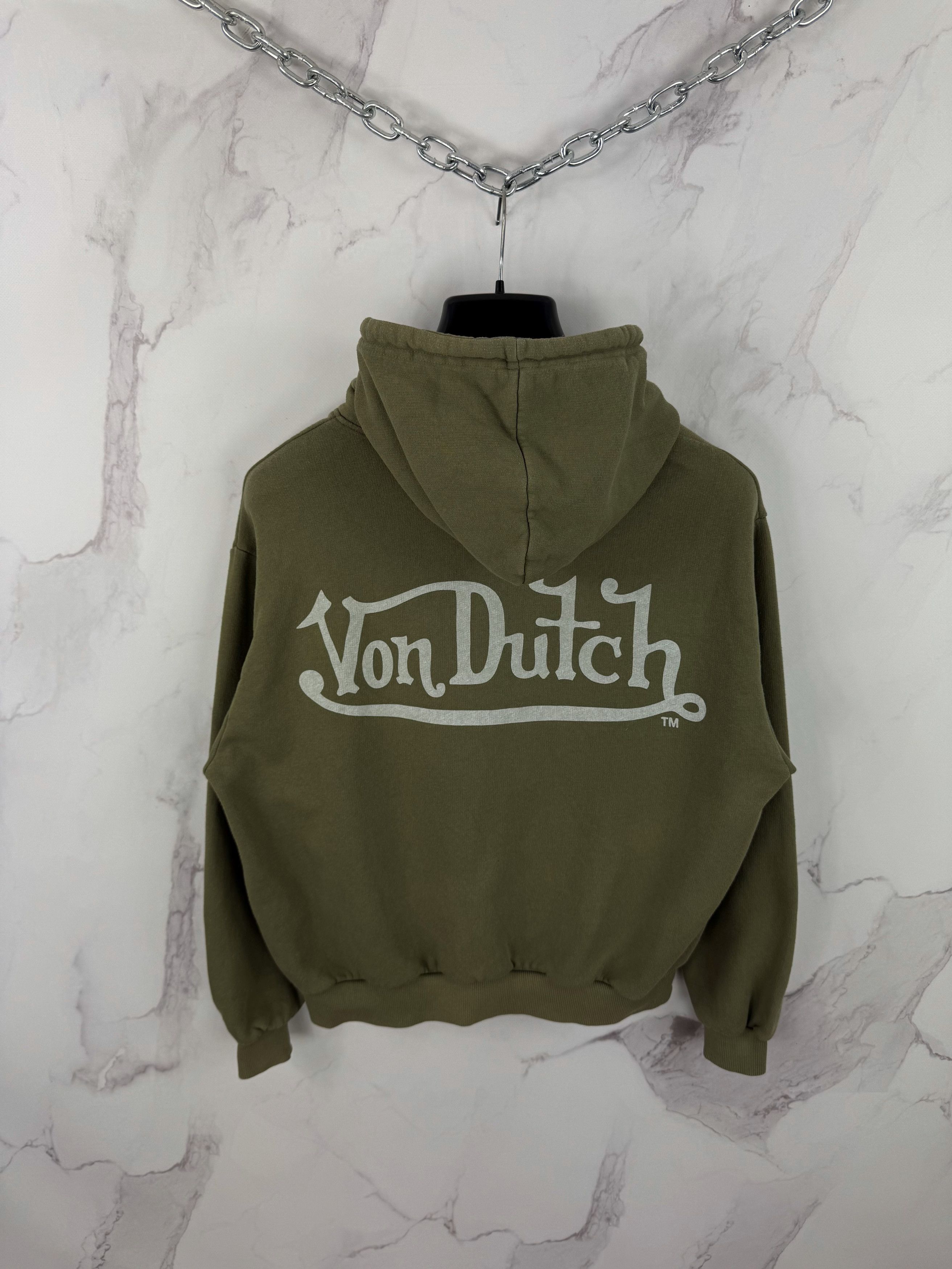 Von Dutch x Pull & Bear Pacific Republic Double Logo Hoodie