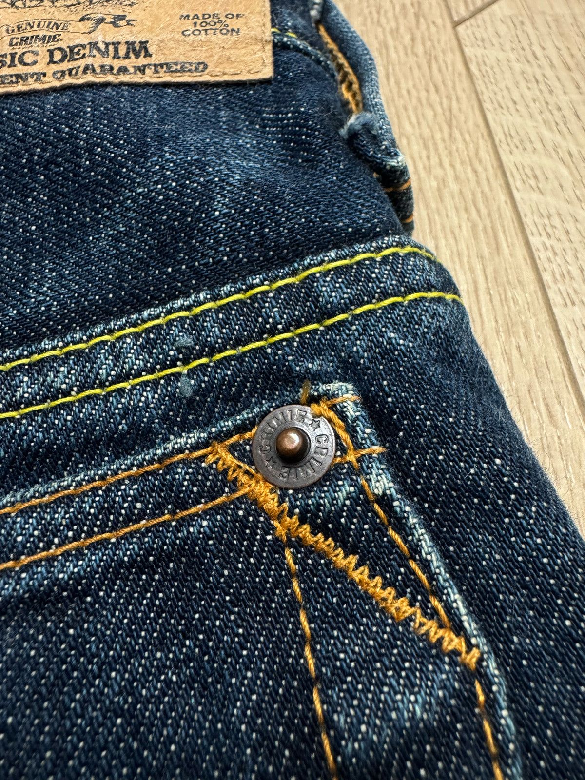 Japanese Brand CRIMIE CXXX-PT03 W31 x L31 Japanese selvedge jeans Size US 31 - 14 Thumbnail