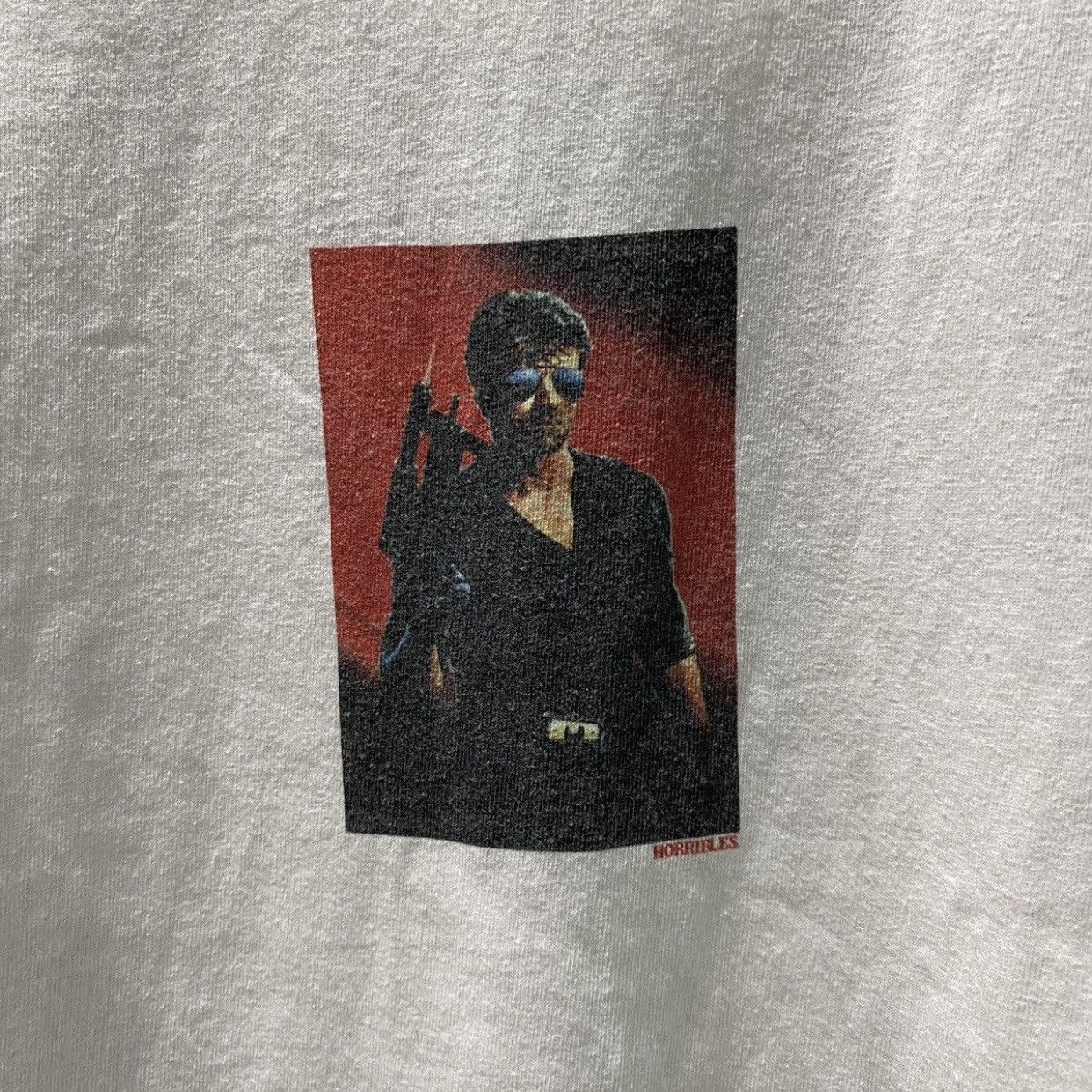Band Tees Horrible's Project Sylvester Stallone 'Cobra' Movie - White Size US XXL / EU 58 / 5 - 5 Thumbnail