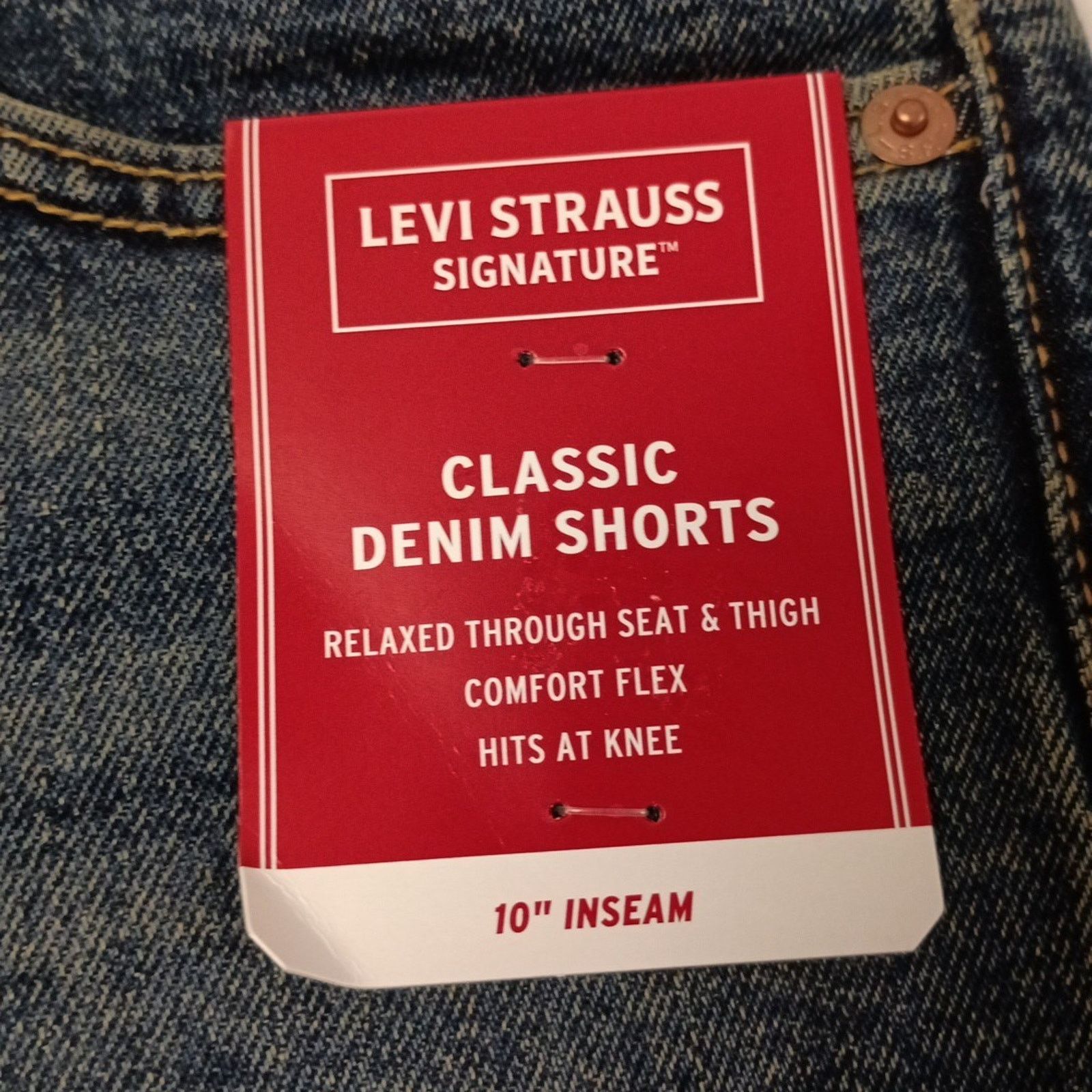 Levi's Levi Strauss Signature Shorts Men's 30 Blue Comfort Flex Size US 30 / EU 46 - 2 Thumbnail