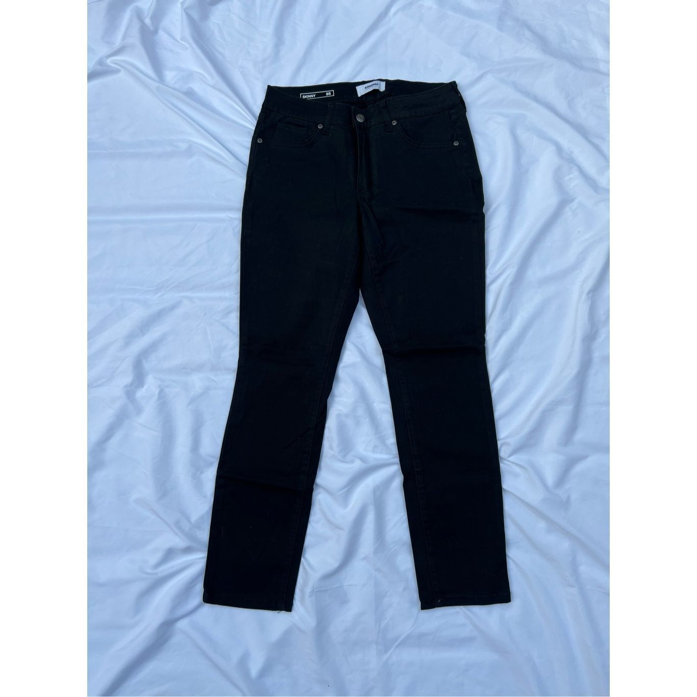 Sonoma Sonoma Black Woman’s Skinny Pants Size 8S Size 30" / US 8 / IT 44 - 1 Thumbnail