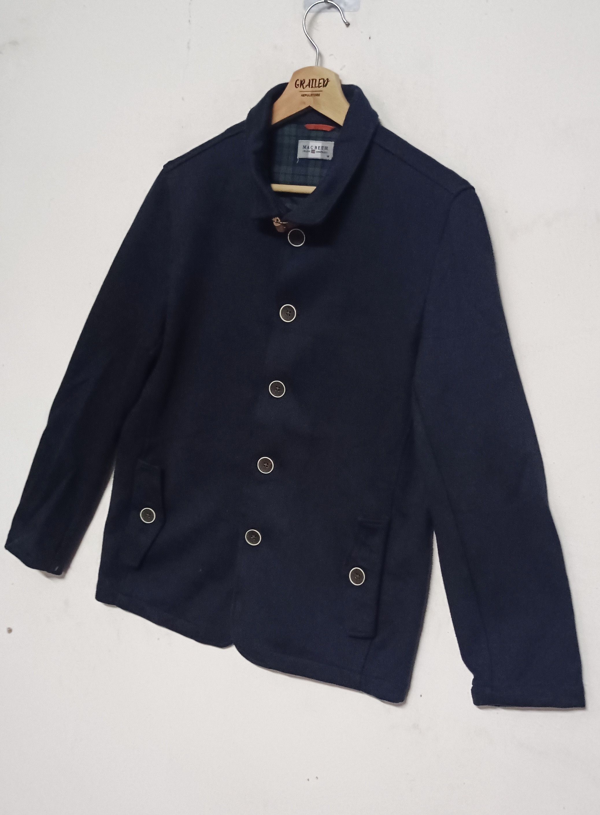 Japanese Brand × Macbeth × Vintage Vintage🔥 Macbeth Chore Jacket Button Up Size US M / EU 48-50 / 2 - 2 Thumbnail