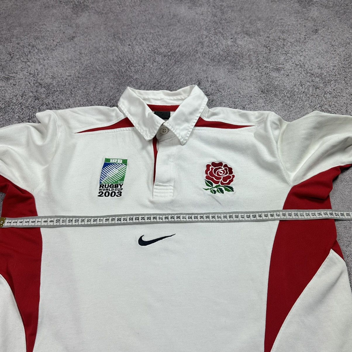Nike Vintage England Rugby World Cup 2003 Nike Home Long Sleeve L Size US L / EU 52-54 / 3 - 7 Thumbnail