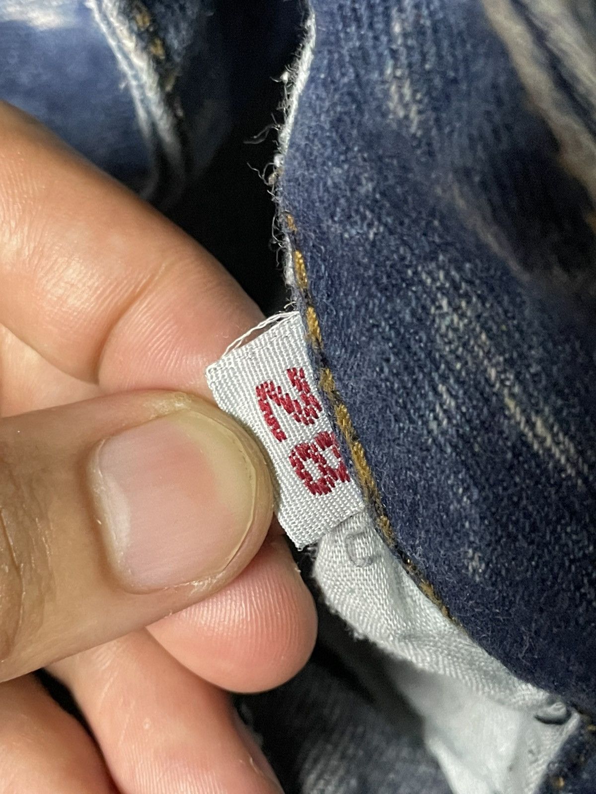 Jean × Vintage JEANS Brand Distressed Denim Ripped Jeans (104) Size US 28 / EU 44 - 7 Thumbnail