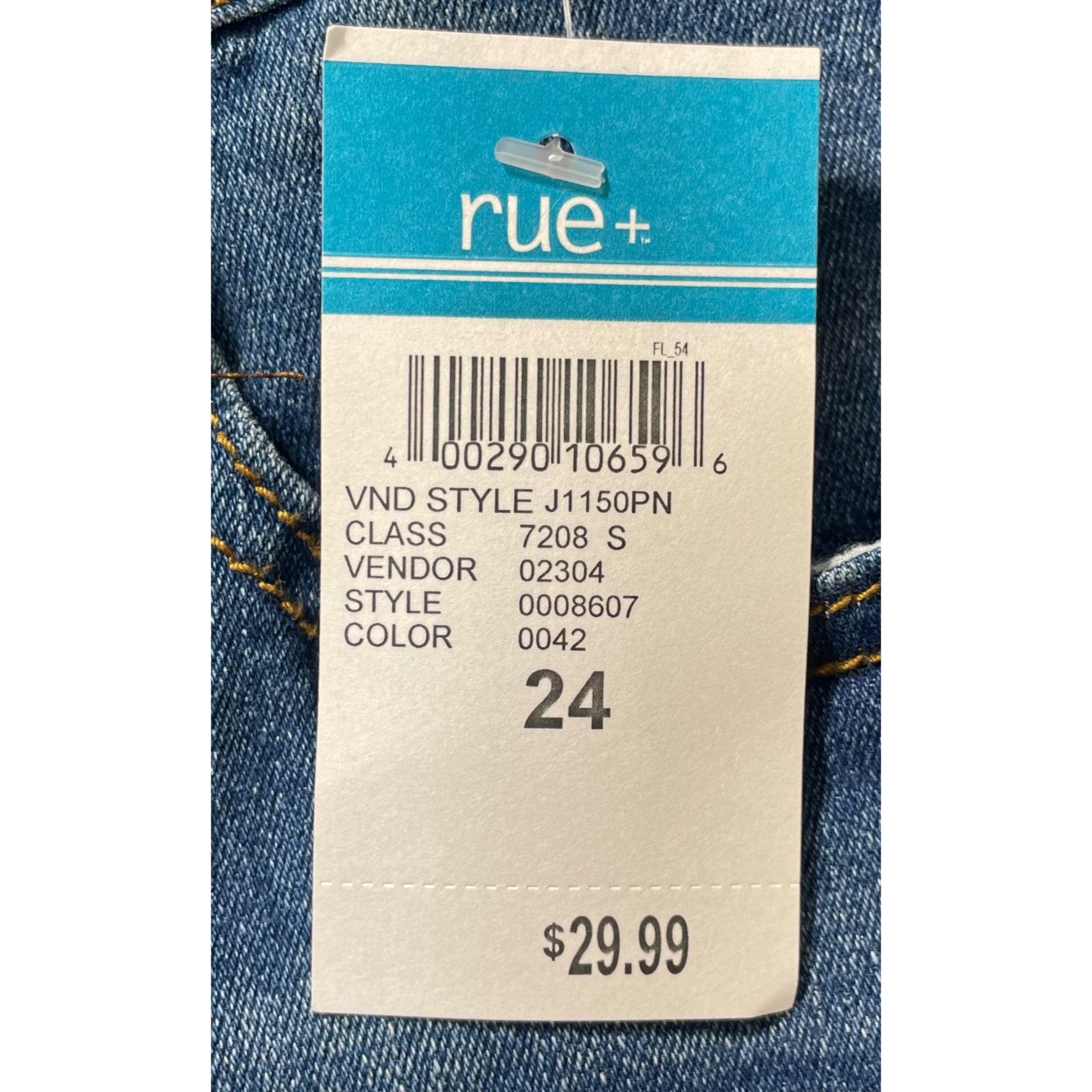 Other Rue + - Women's Ultimate Stretch Curvy High-Rise Jeans - Blu Size 42" / US 20 - 8 Thumbnail