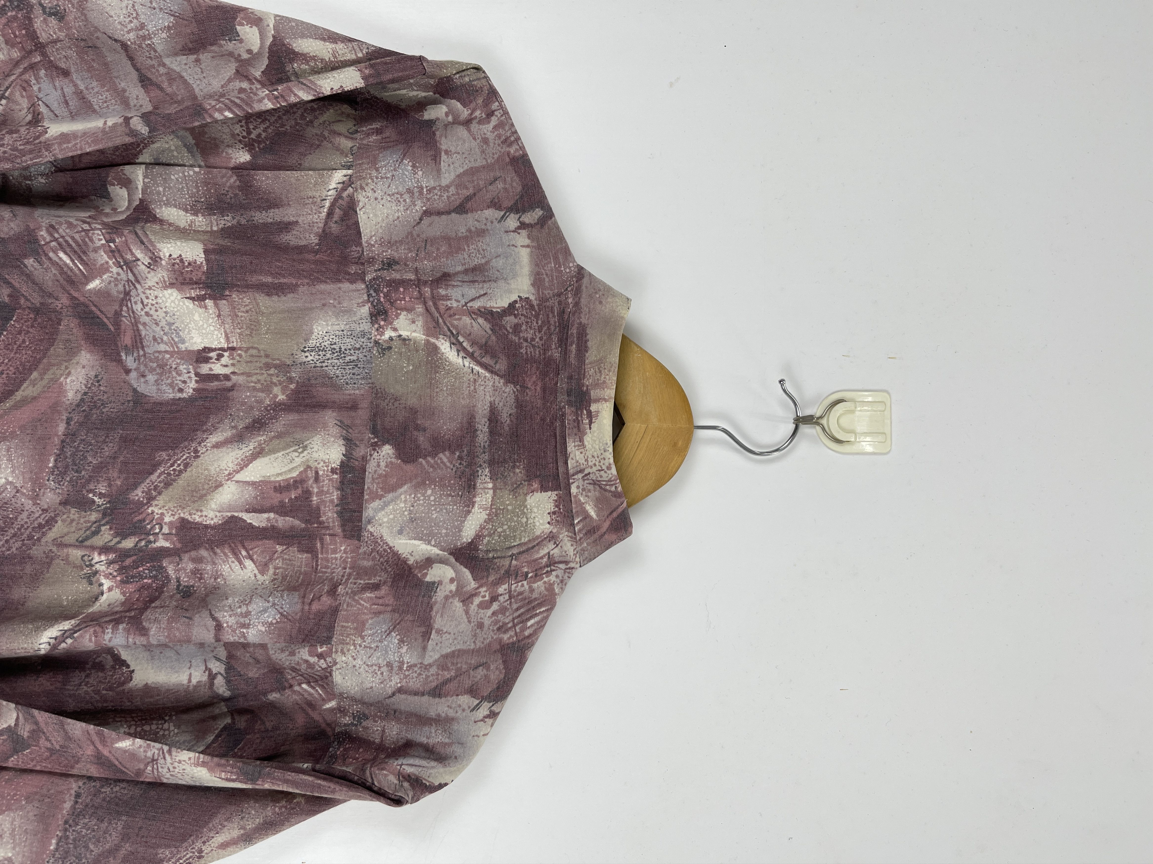 Japanese Brand × Vintage Vintage Japanese Brand Floral Design Silk Shirt TA0406 Size US L / EU 52-54 / 3 - 4 Thumbnail