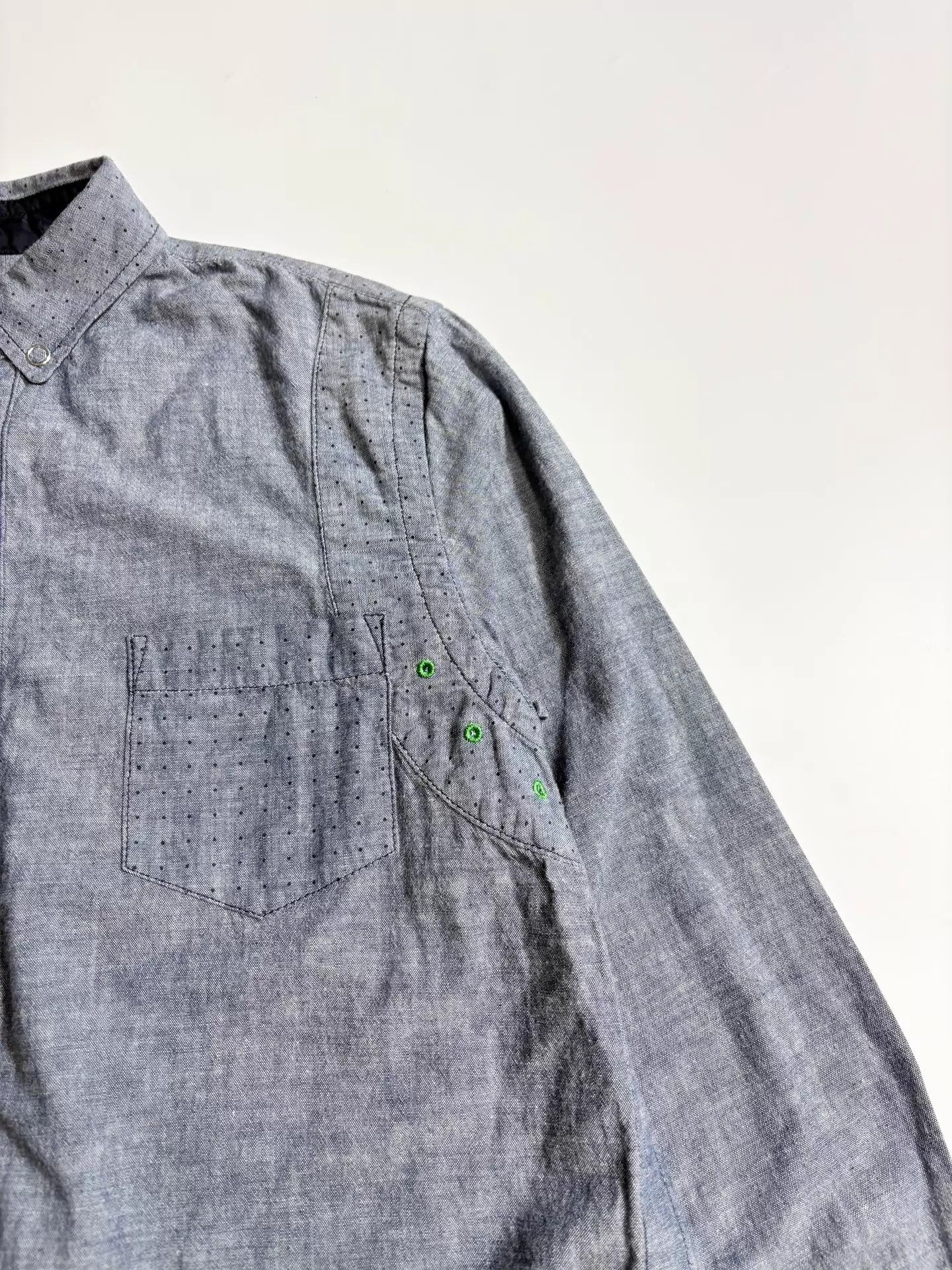 Sacai SACAI Paneled Shirt Size 1 Size US S / EU 44-46 / 1 - 2 Thumbnail