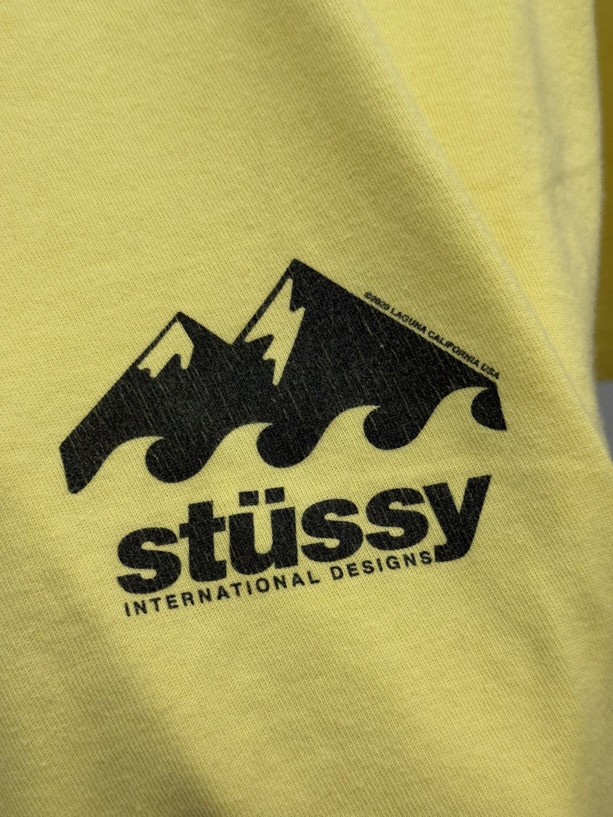 Stussy Stussy Mountains Printed Cotton Tee T-shirt Size US L / EU 52-54 / 3 - 3 Thumbnail