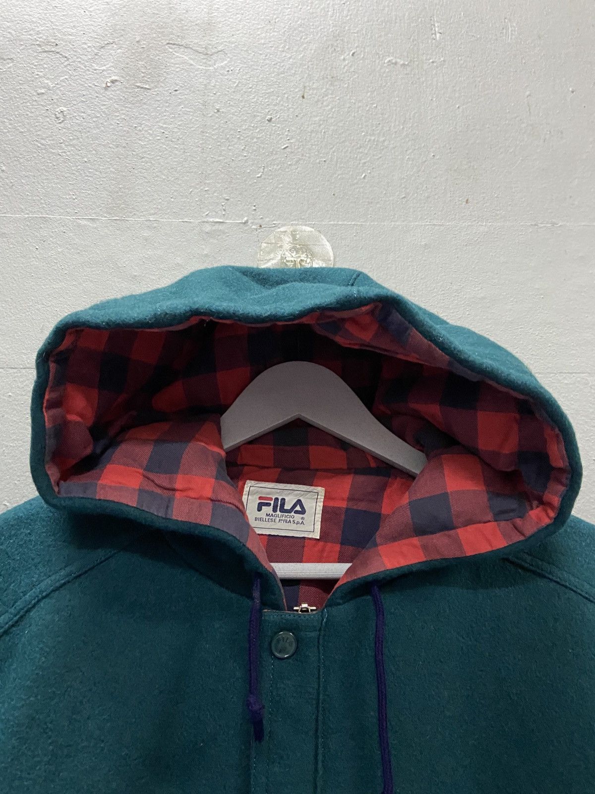 Fila VINTAGE 90’s FILA WOOL ZIPPER JACKET Size US M / EU 48-50 / 2 - 2 Thumbnail